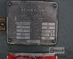 Maschine: ARTHUR KLINK RH 16-50 (16 x 1500) Räummaschinen