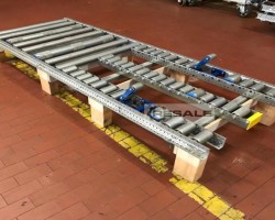 Maschine: EUROROLL  Palettenentnahme Aufgabeelement Palettenrollenbahn