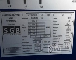 Maschine: ABB SGB 1000 KVA 10KV-400V Trafostation Transformatoren