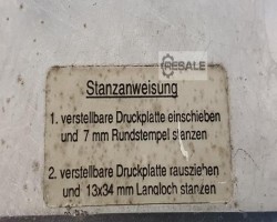 Maschine: SCHÜCO 280040 Stanzwerkzeug Endloch Belüftung