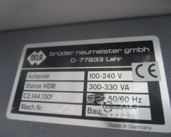 Maschine: HEIDELBERG AUTOPLATE HDM PLATTENSTANZE