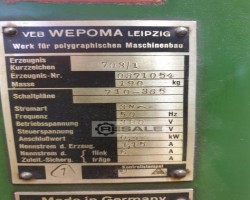 Maschine: POLYGRAPH  Drahtheftmaschine