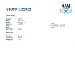 Maschine: TWIN DISC MG 5202 SC Motoren