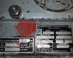 Maschine: ZF BU 465 Ratio 2,759:1 A Motoren