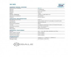 Maschine: CUMMINS KTA19-M600 1800 RPM Motoren