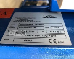 Maschine: LINDE-BITZER VPM355-4830,  3X 4TCS-8.2Y-40P Verbundanlagen