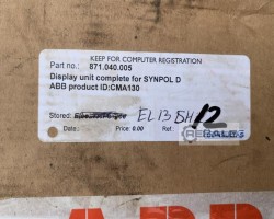 Maschine: ABB SYNPOL D CMA 130 3DDE 300 410 GENERATOR CONTROL  DISPLAY UNIT