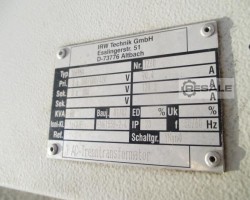 Maschine: IRW TECHNIK GMBH TZ-60 Phasentransformator