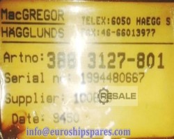 Maschine: MACGREGOR HAGGLUNDS 388 3127-801 Hydraulikmotor