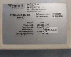 Maschine: CAMFIL / HANDTE 2.0 EM-FIX-800-S0, Strömungsmesser Stream,