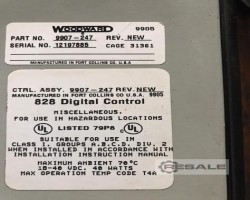 Maschine: WOODWARD 828 DIGITAL CONTROL MODULE