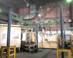 Maschine: CARL STAHL 250kg Hängekrananlage mit Standkonstruktion