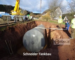Maschine:  60m³ Erdtank / Zisterne / Stahltank