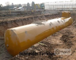 Maschine:  80m³ Stahltank / Erdtank / Zisterne