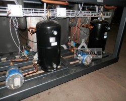 Maschine: BOCK / GEA WTT  HGX5/830-4 / WP7M-120 Kältekompressor mit Wärmetauscher für Klimaanlagen