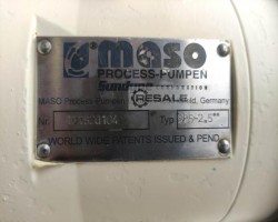 Maschine: MASO SPS-2,5 Pumpen