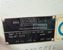 Maschine: EMILE EGGER T 41-50 Pumpen