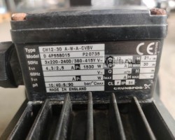 Maschine: GRUNDFOS CH12-30 Pumpen
