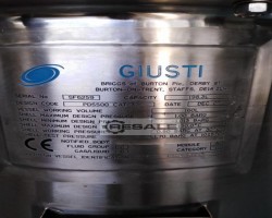 Maschine: GIUSTI  Dep&oacute;sito edelstahl