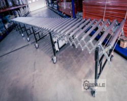 Maschine: REGALUX EPR760-4000 Scherenrollenbahn Länge 4000mm Rollenbreite 760mm