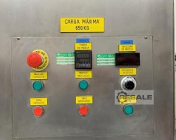 Maschine: GLATT  Edelstahl 1000 Liter bikonischer Mischer
