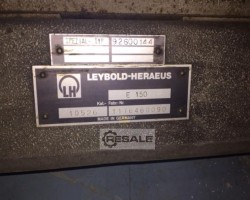 Maschine: LEYBOLD E 150 Pumpen
