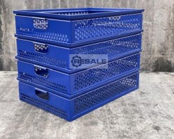 Maschine: SSI SCHäFER Traka 14-6 Stapelkisten Metallkisten / 600x400x120mm /80Stck.