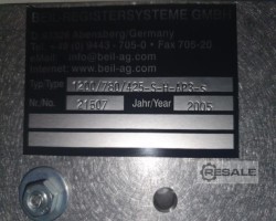 Maschine: BEIL 1200/780/425-S-H-AP3-s Druckplattenstanzen