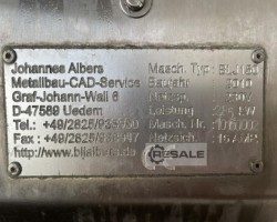 Maschine: BLJALBERS BLJ150 Schalensiegelmaschinen