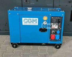 Maschine:  9 kVA Notstromaggregat