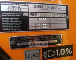 Maschine: MERCEDES Unimog 1750 