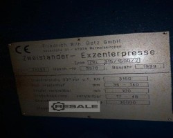 Maschine: HELMERDING KDH/2100/2 Stanzautomaten