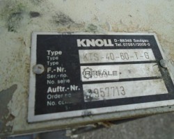 Maschine: KNOLL KTS-40-60-T-G Emulsionspumpe knoll