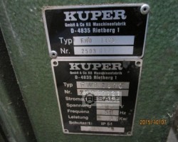 Maschine: KUPER FWO 1800 Furnierklebemaschinen