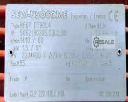 Maschine: SEW-USOCOME RF67 DT90L4 Getriebemotoren
