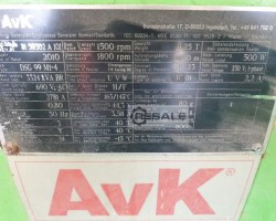 Maschine: AVK DSG 99 M1-4 Generatoren