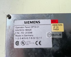 Maschine: SIEMENS COROS OP15-C1 Siemens