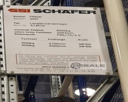 Maschine: SSI SCHäFER Type: PR600 Palettenregale