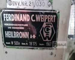 Maschine: WEIPERT W 500e Schleifmaschinen