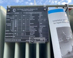 Maschine: CG POWER SYSTEMNS 3500KVA 33000V-400V Transformator Transformer 3500KVA 33KV /400V
