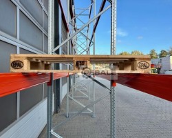 Maschine: BLT PR65 ca. 8,40 lfm, H: 650cm, Palettenregale