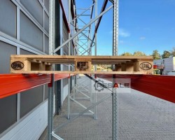 Maschine: BLT ca. 8,40 lfm, H:550cm Palettenregale