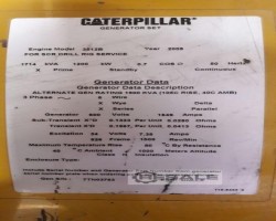 Maschine: CATERPILLAR 3512B Dieselgeneratoren