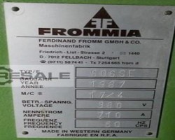 Maschine: FROMMIA 806 SE Scheibenschleifmaschinen