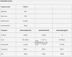 Maschine: SERRMAC Serie TCS TR nuovo Bohrer