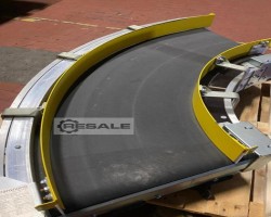 Maschine: TRANSNORM 1600-105 Gurtförderer Gurtkurve 90 Grad