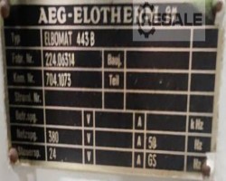 Maschine: AEG-ELOTHERM ELBOMAT 443B Erodiermaschinen