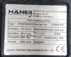 Maschine: HAENER HäNER HMZG200R for 2,5-3,8to Sortiergreifer