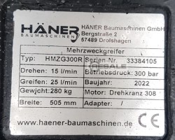 Maschine: HAENER HäNER HMZG300R for 3,5-6,5to Sortiergreifer