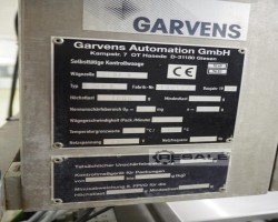 Maschine: GARVENS 3 Bahning Waagen